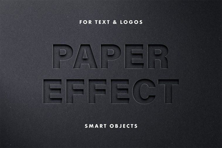 Cutout Paper Text Effect