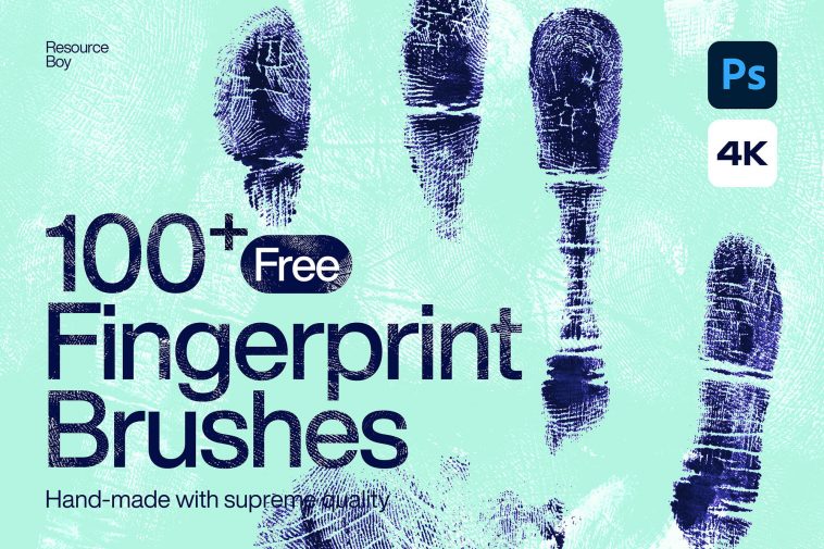 100+ Hand / Fingerprint Photoshop Brushes