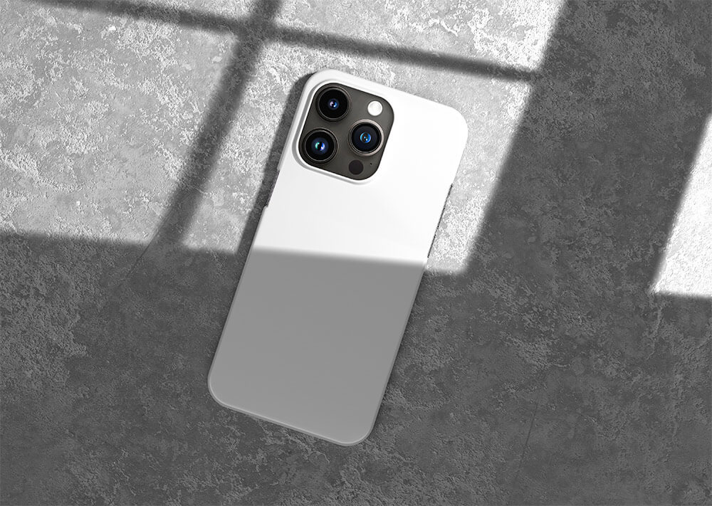 Free iPhone 14 Pro Matt Case Mockup