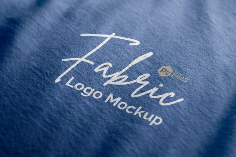 Free Exquisite Fabric Logo Mockup PSD