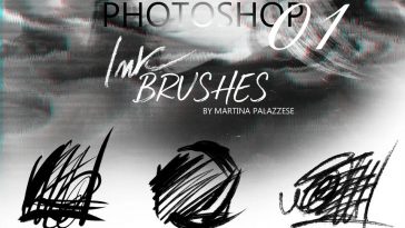 Free Ink Brushes Photoshop