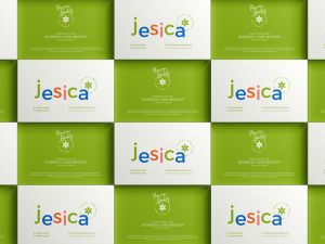 Free Premium Brand Grid Business Card Mockup