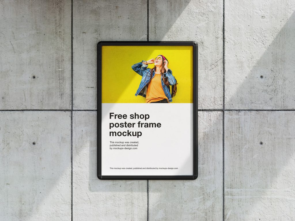 Street Frame Poster Mockup