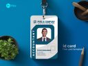 Free Accountant Office Identity Card Design Creative PSD Template - PsFiles