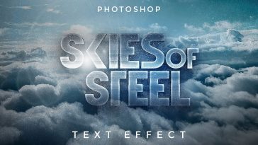Cinematic 3D Sky Text Effect