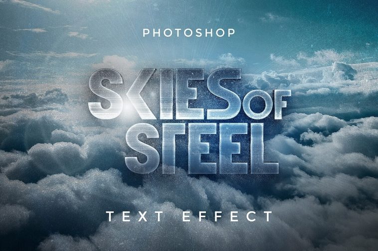 Cinematic 3D Sky Text Effect