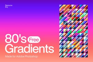 80s Photoshop Gradients