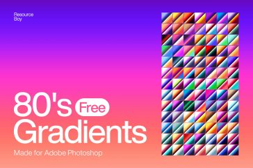80s Photoshop Gradients