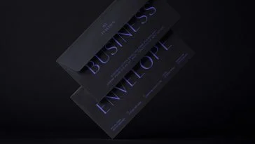 Business Letter Psd Envelope Mockup Set