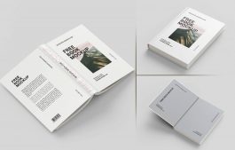 Free Hardcover Book Mockups PSD set - PsFiles - Free Photoshop Files