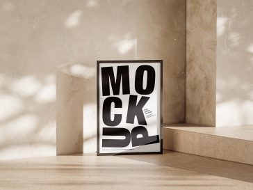7 Free Poster Mockup PSD Files