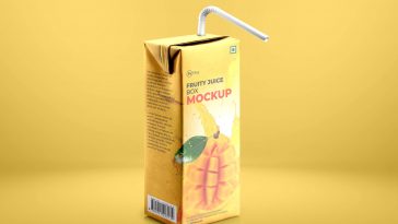 Free Frooti Juice Tetra Package Box MockUp