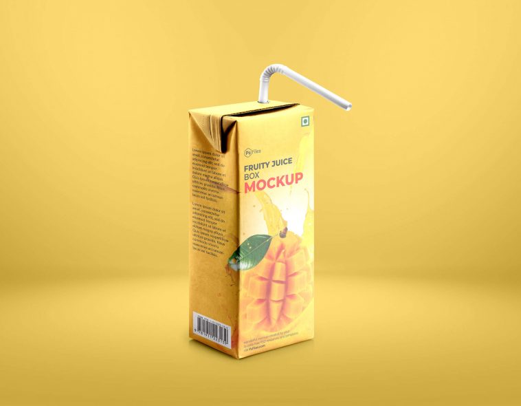 Free Frooti Juice Tetra Package Box MockUp
