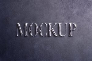 Quick Silver Logo Mockup