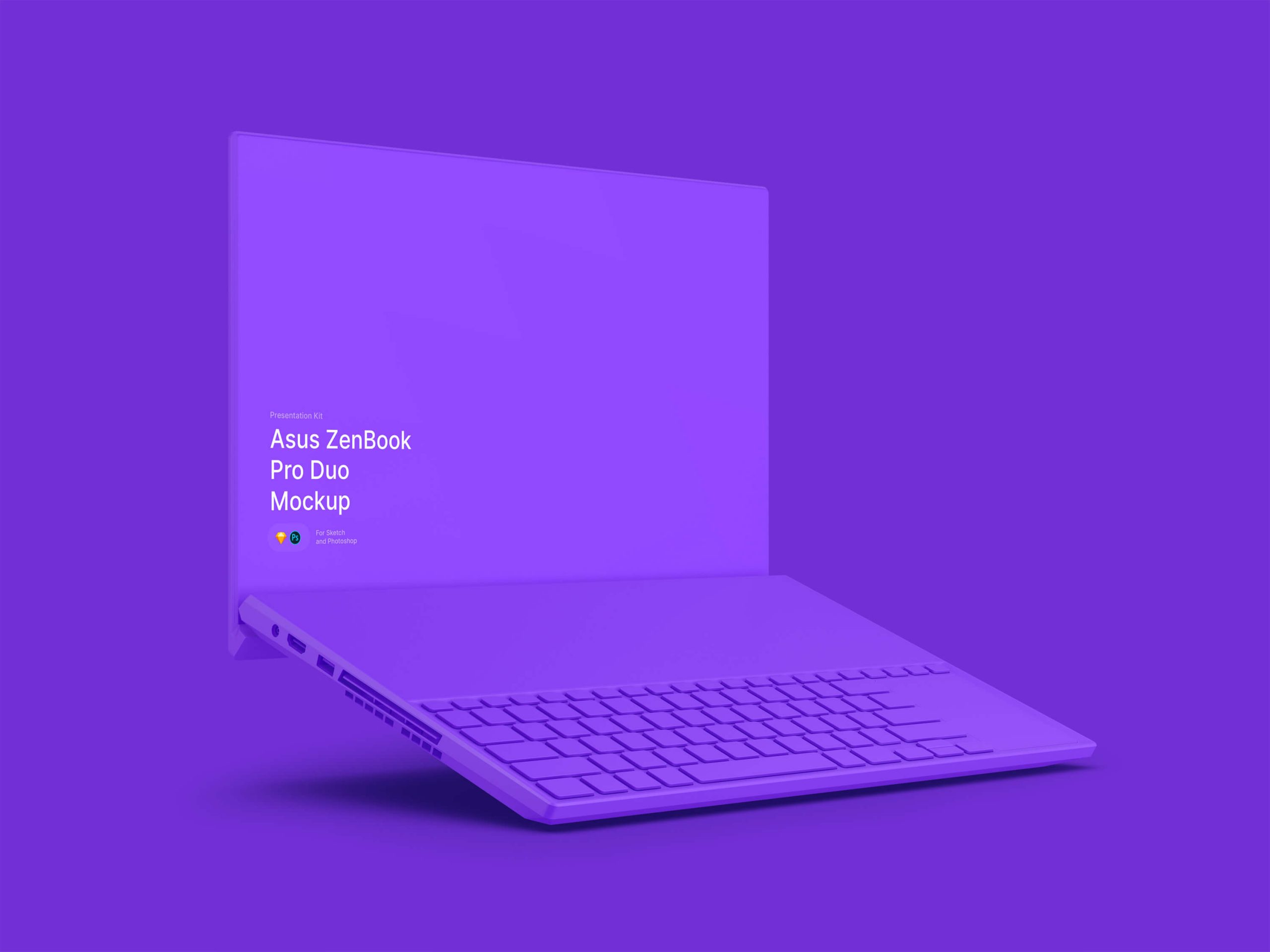 ZenBook Pro Duo Mockup