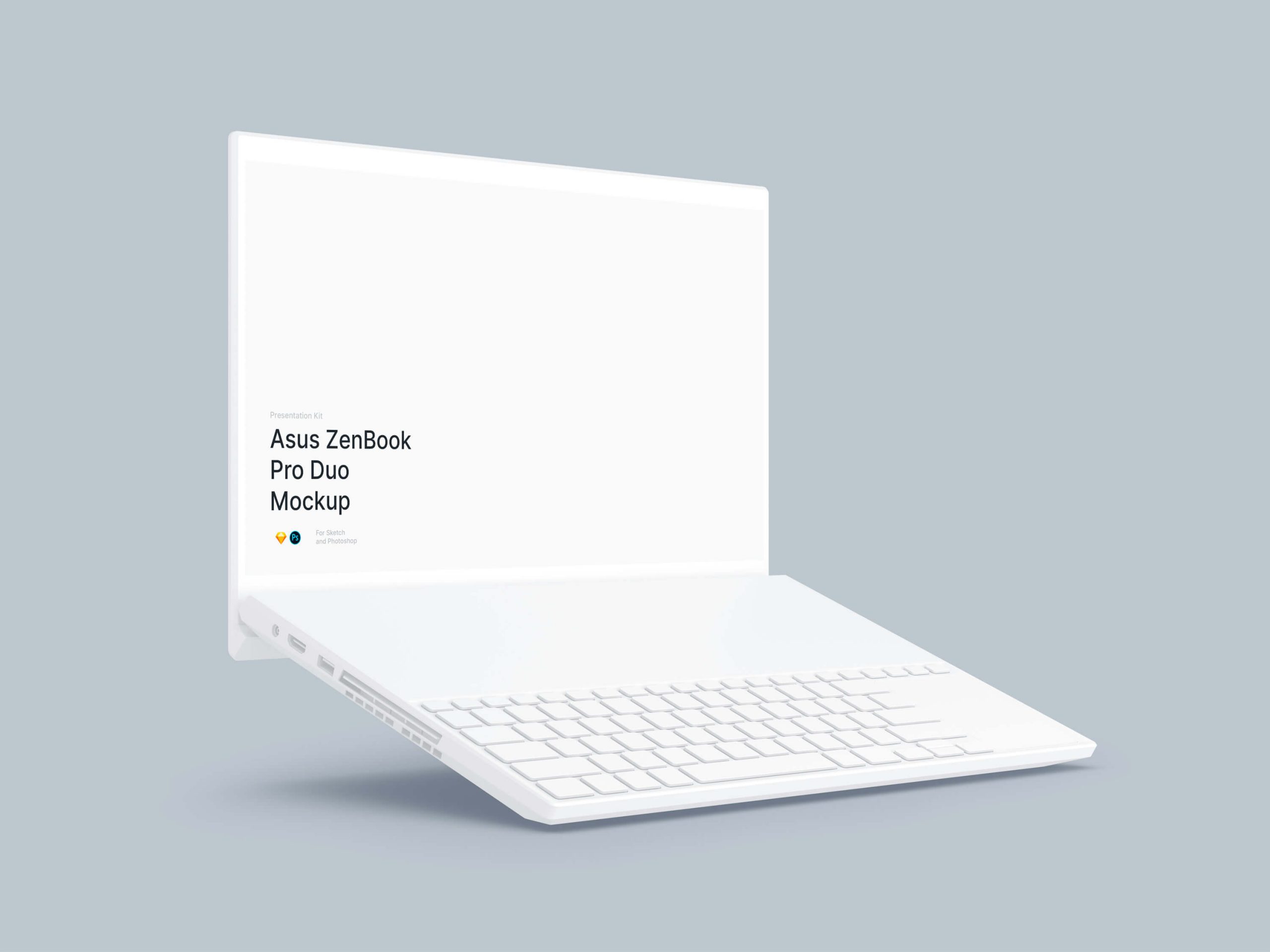 ZenBook Pro Duo Mockup