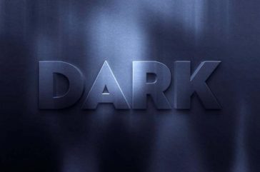 Free Dark Text Effect PSD - PsFiles