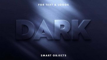 Dark Text Effect