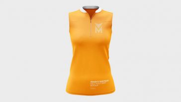 3 Mockups of Women’s Sleeveless Golf Polo Shirt