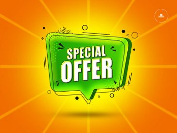 Free Discount Offer Banner Vector Graphic