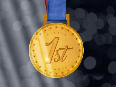 Sports High Quality Classic Gold Medal Mockup PSD - PsFiles