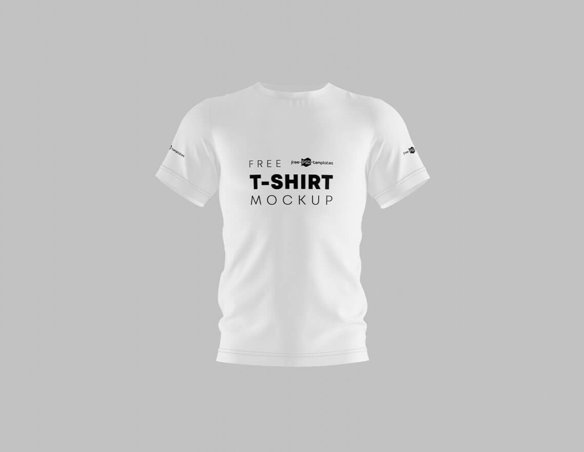Free White T-Shirt Mockups PSD Set - PsFiles