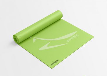 Free Rolled Yoga Mat Mockup
