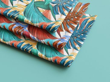 Free Fabric Mockup PSD Set