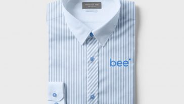 Front View of a Folded Men’s Shirt Mockup