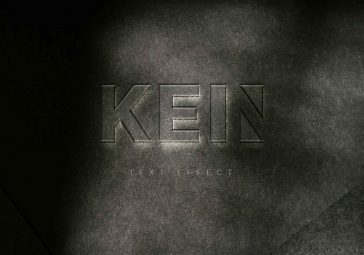 Free Grunge Text Effect PSD