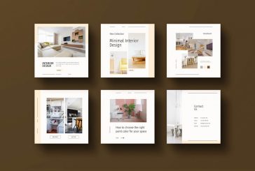 Minimalist Interior Design Instagram Post Template
