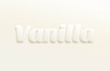 Vanilla Text Effect