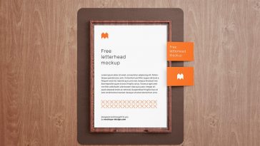 Two Stationery Mockups in Different Views