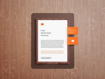 Two Stationery Mockups in Different Views