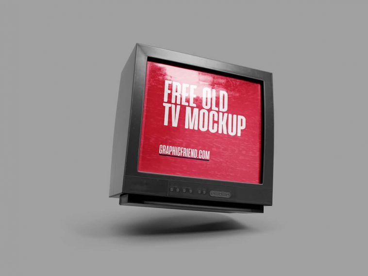 Free Old TV Mockup