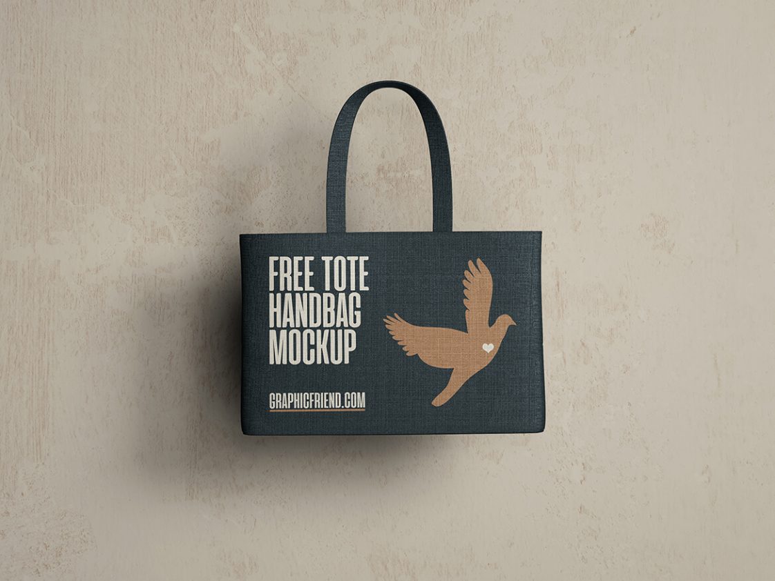 Free Tote Handbag Mockup PSD - PsFiles