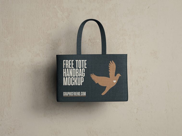 Free Tote Handbag Mockup