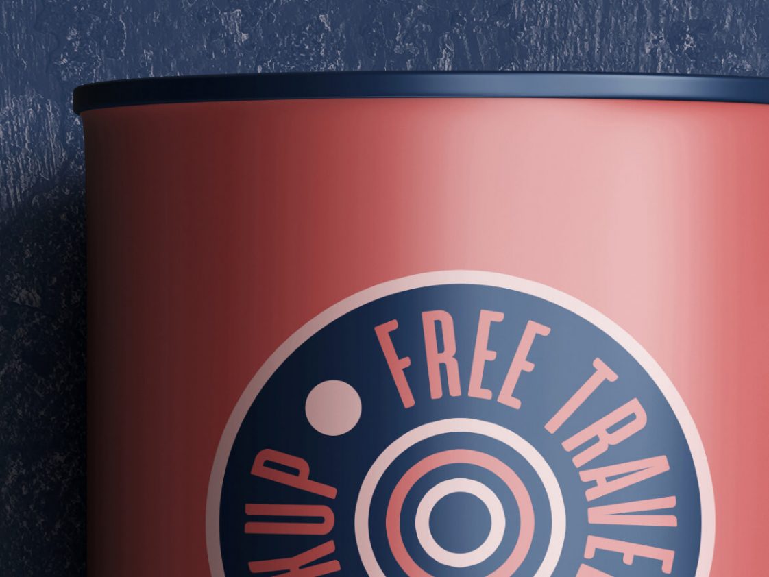 free sample travel mug