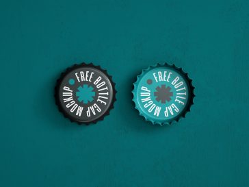 Free Bottle Cap Mockup