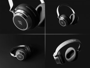 5 Free Wireless Headphones Branding Mockups PSD Files