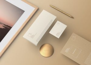 Free Premium Stationery PSD Mockup