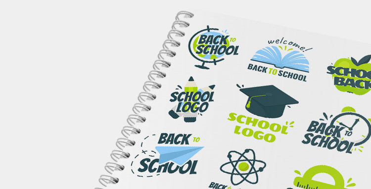 Free School Logos Templates in EPS + PSD