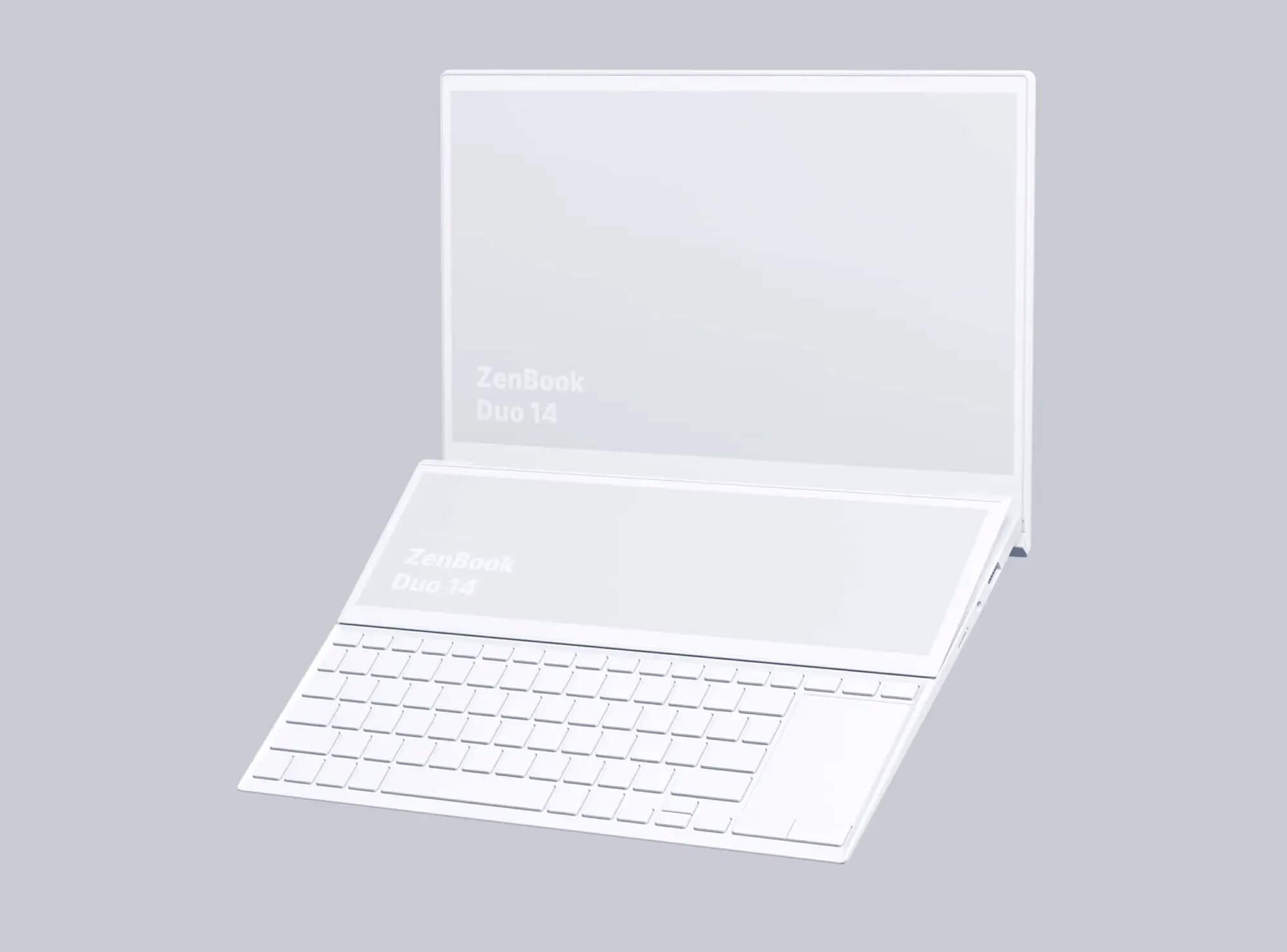 Free Zenbook Duo 14 Mockup