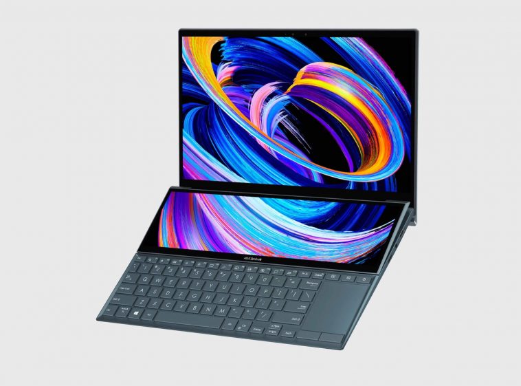 Free Zenbook Duo 14 Mockup