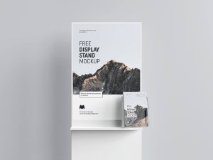Free Poster Display Mockup