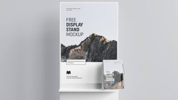 Free Poster Display Mockup