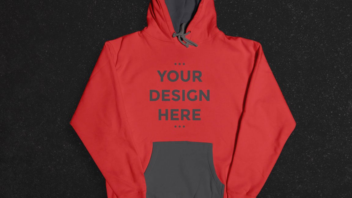 Free Front Hoodie Mockup PSD - PsFiles