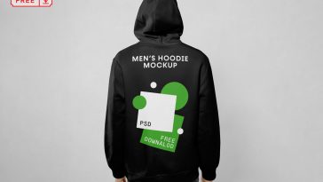 Men’s Hoodie PSD Mockup
