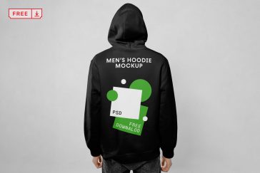 Men’s Hoodie PSD Mockup