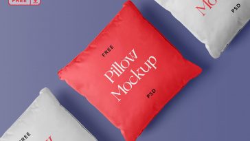 Pillow PSD Mockup